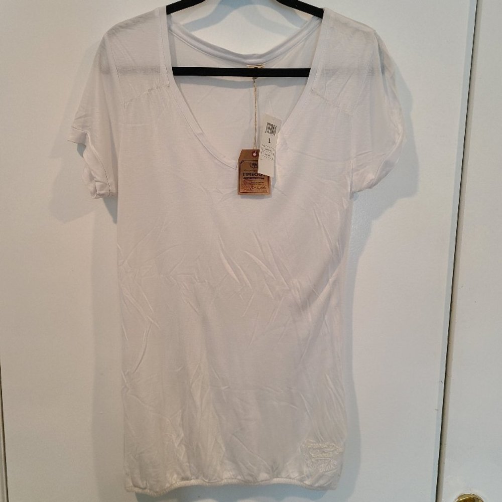 Timeout Women's White T-shirt